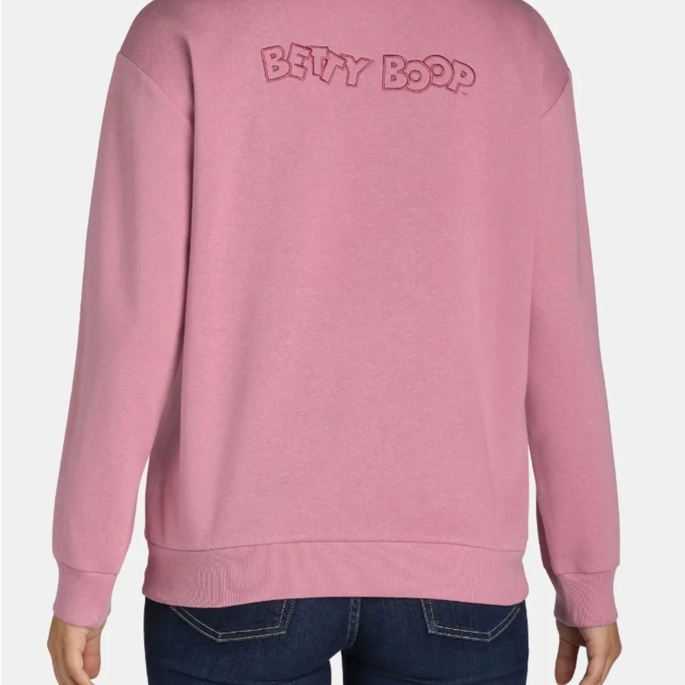Pink Betty Boop Embroidered Sweatshirt - Picture 2 of 2